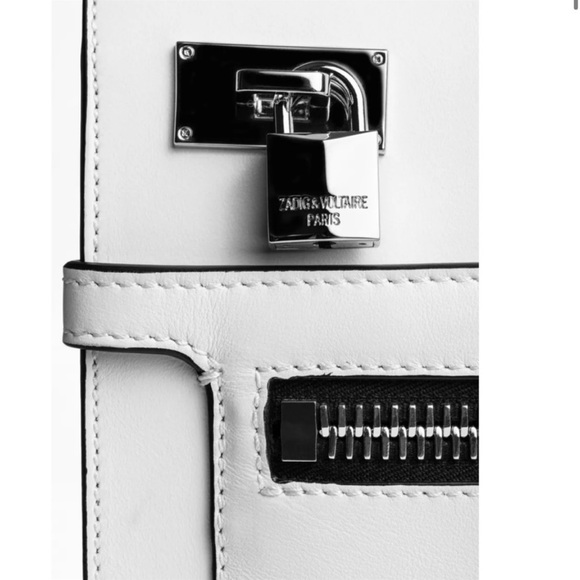 Zadig & Voltaire Zip Bag in White—NWT - Picture 6 of 16